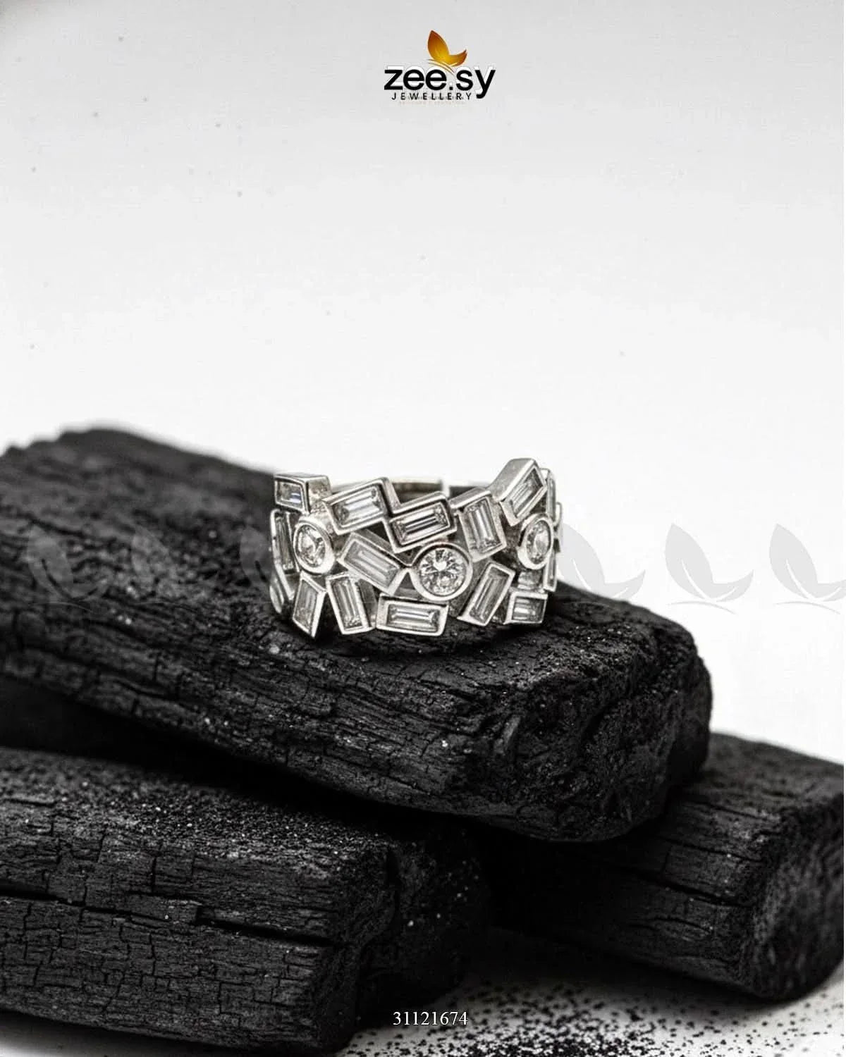Dazzling Cut Cluster Ring