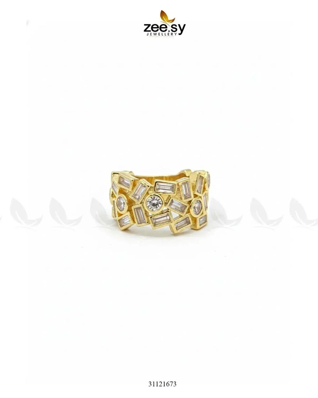 Dazzling Cut Cluster Ring