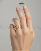 Dazzling Cut Cluster Ring