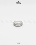 Double Row Brilliant Pavé Ring