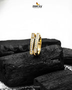 Double Trouble Cluster Pave Ring