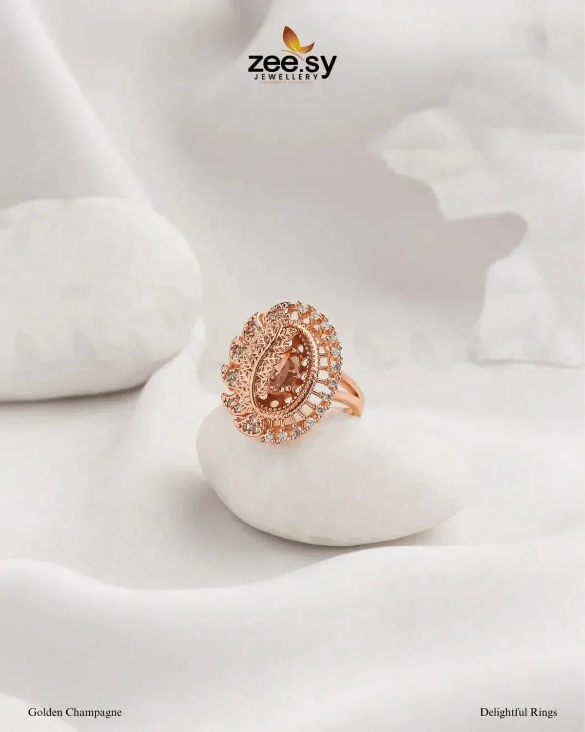 Delightful Center Stone Ring