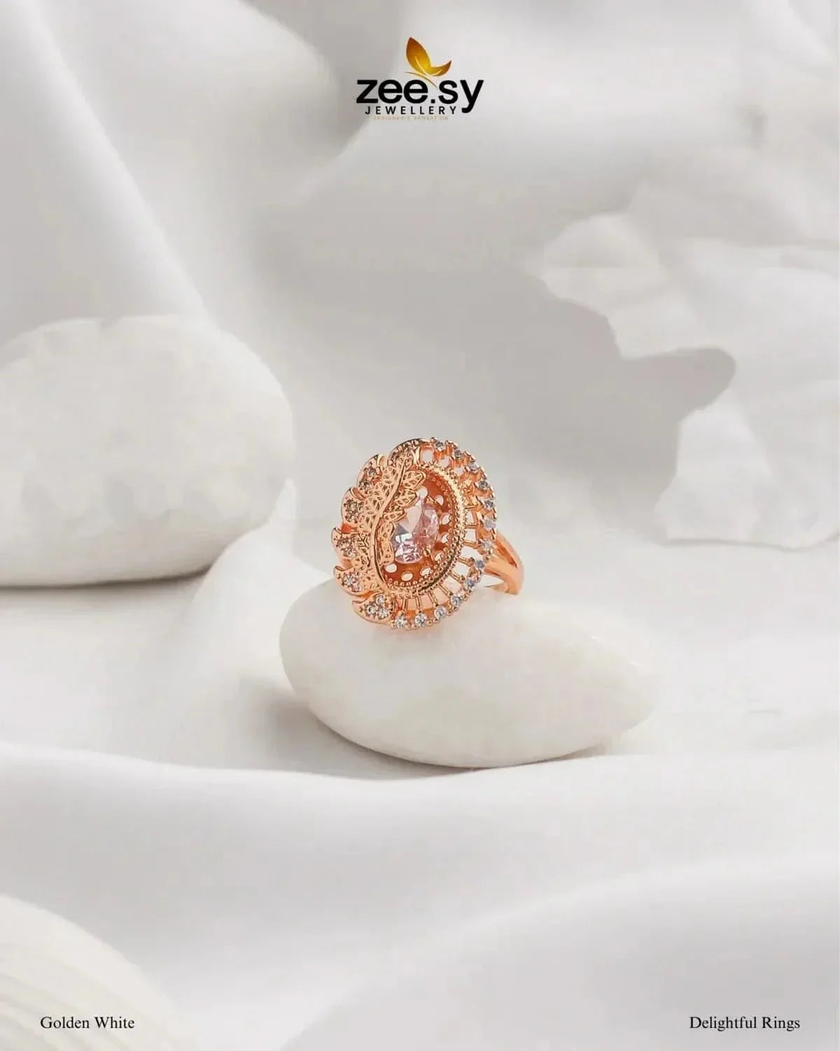 Delightful Center Stone Ring