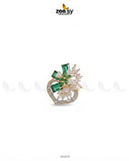 Hoya Floral Zirconia Ring