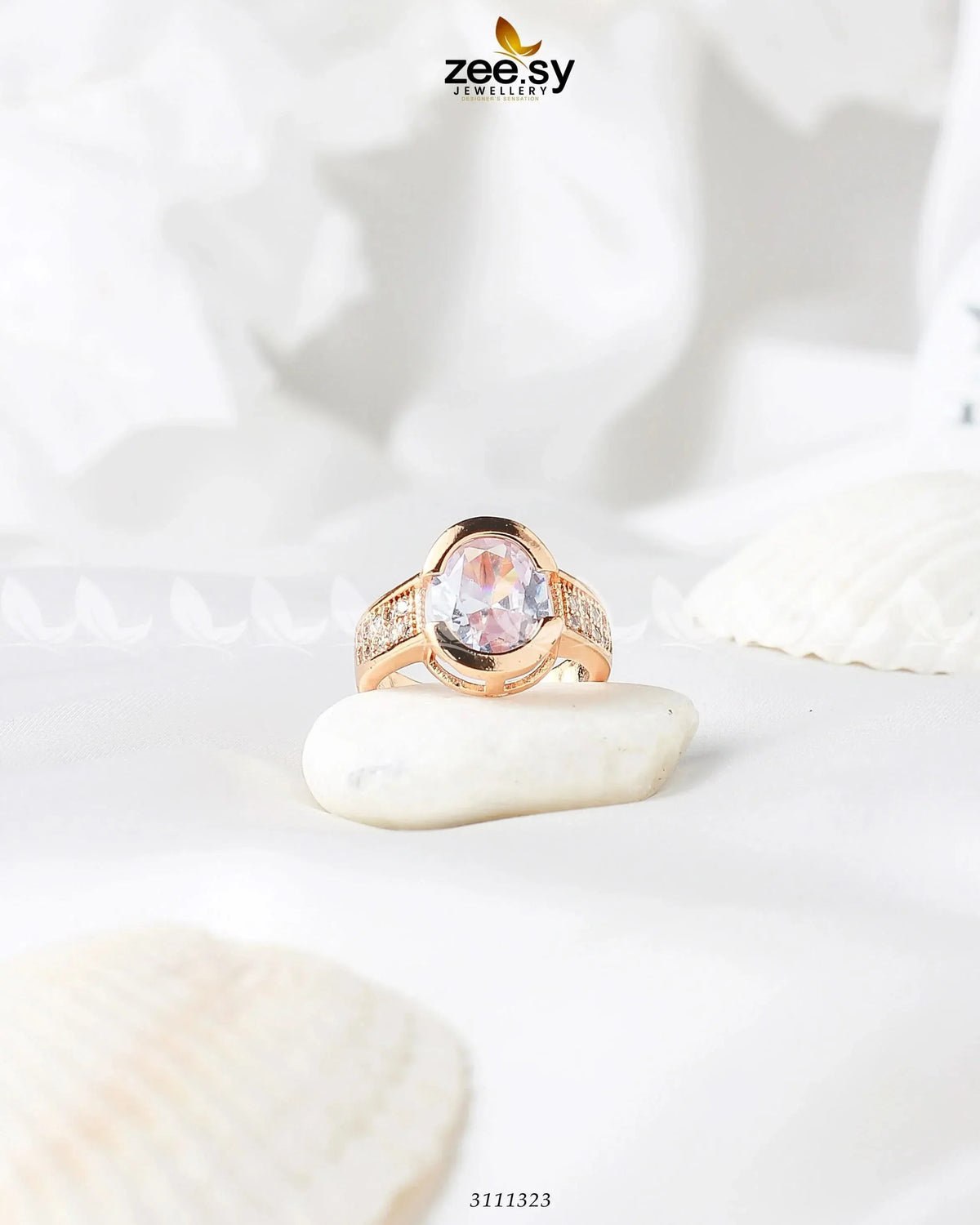 Amethyst Bold Center Stone Ring