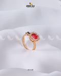 Peony Center Stone Ring