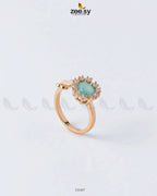 Peony Center Stone Ring