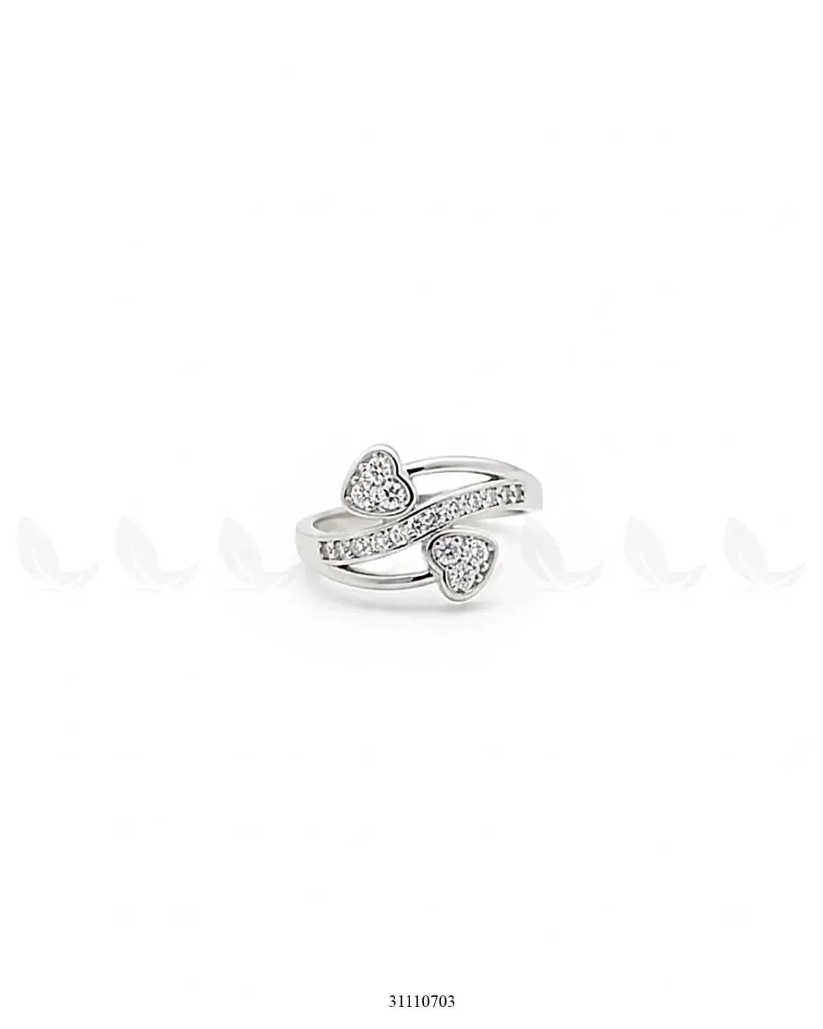 Amora Heart Ceystal Ring