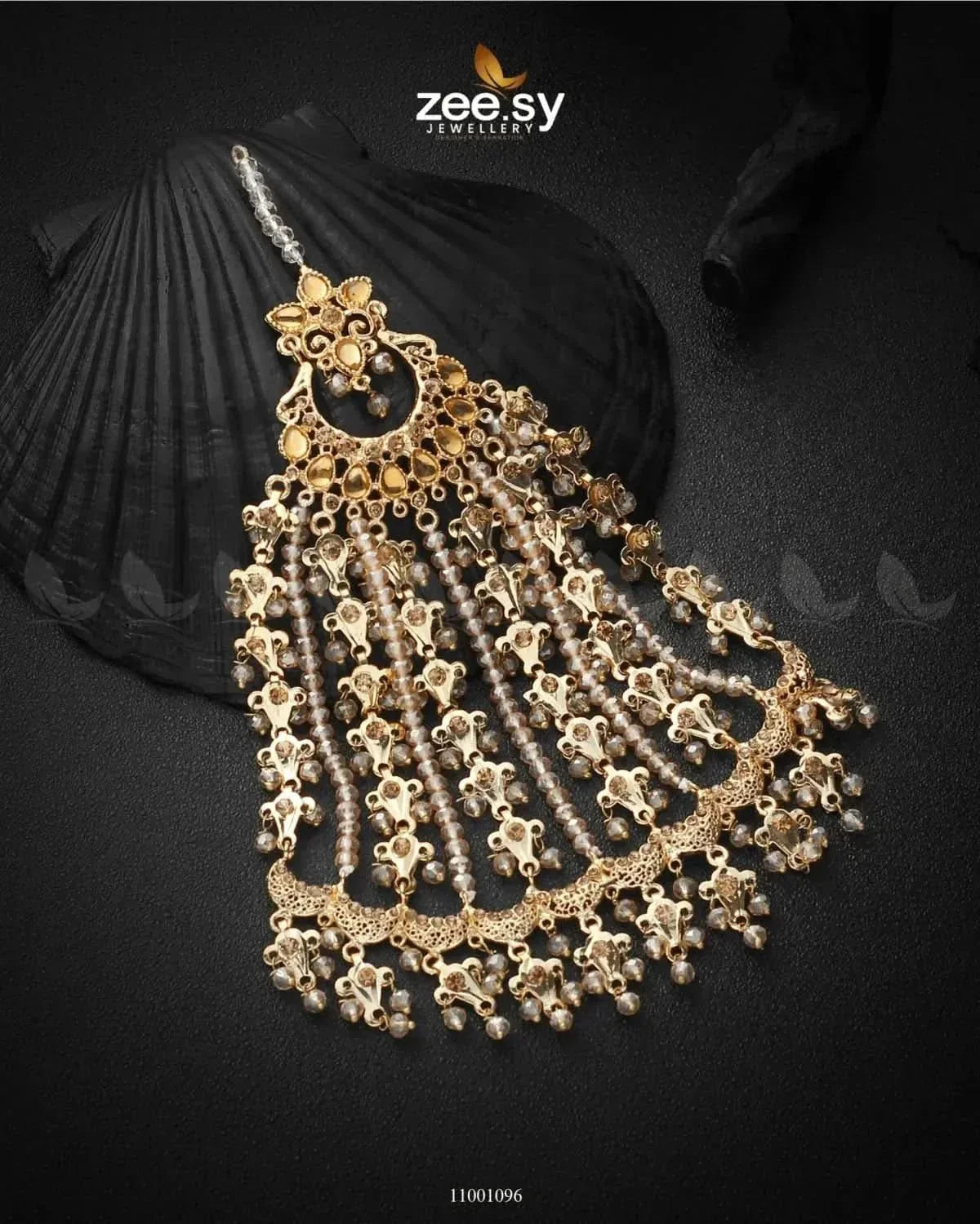 Peacock Gemstone Pearl Jhumar