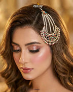 Inshara Pearl Drop Chand Jhumar