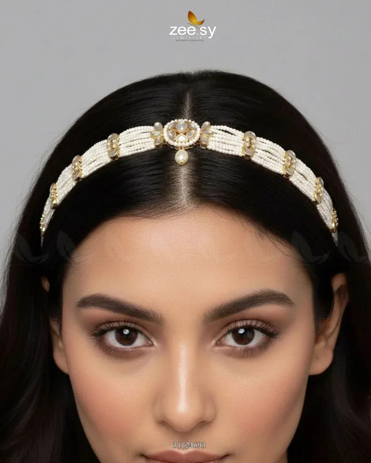Ancestral Jewel Forehead Sheesh Patti