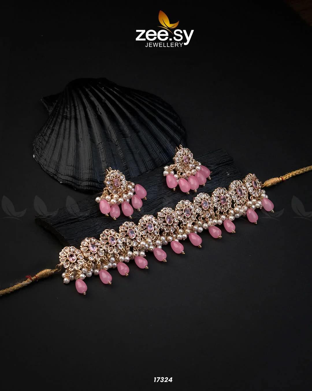 Blooming Flower Necklace Set