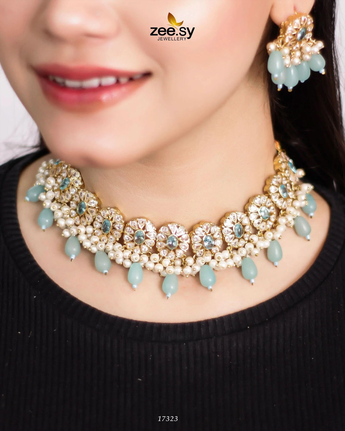 Blooming Flower Necklace Set