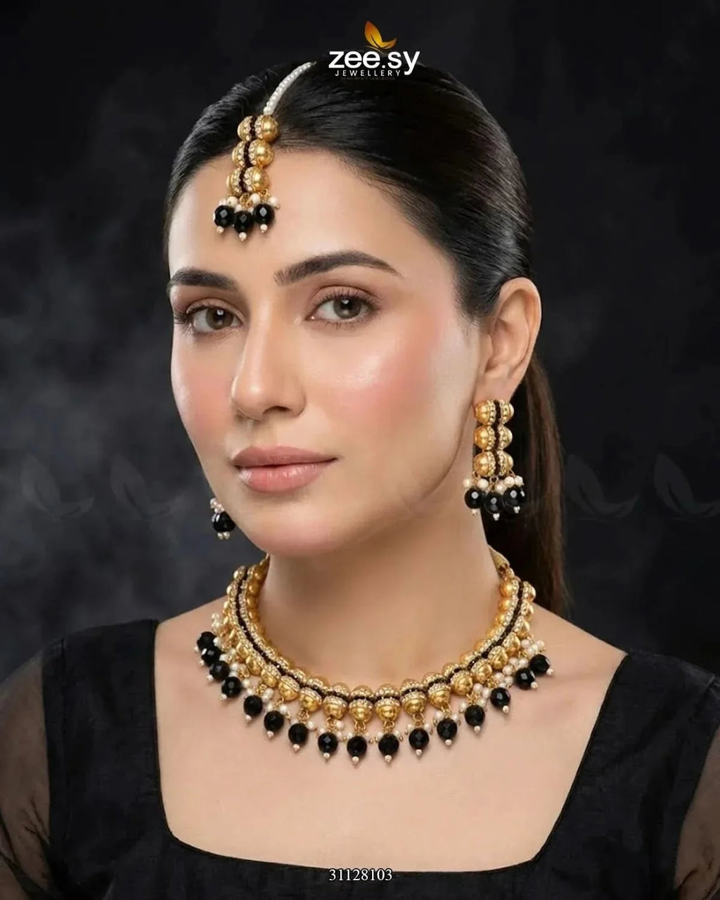 Shahi Pearl Drop Necklace Set
