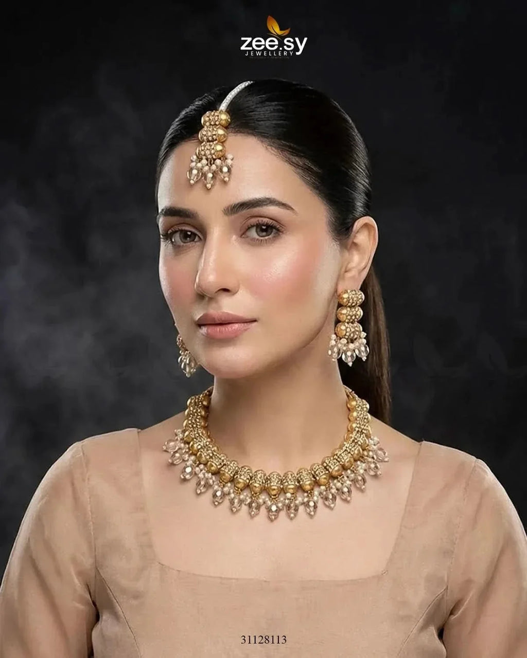 Shahi Pearl Drop Necklace Set