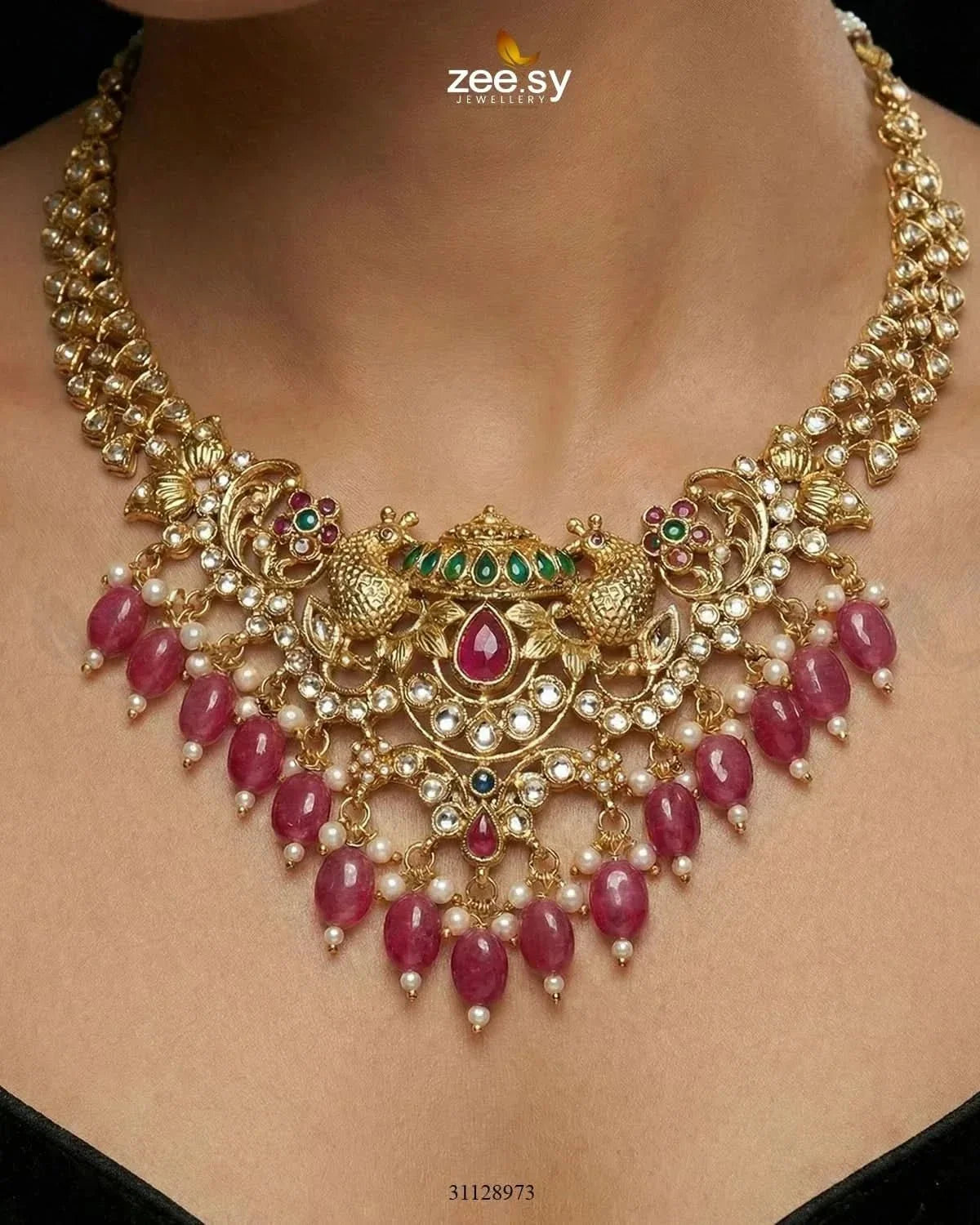 Sublime Bold Beads Necklace Set