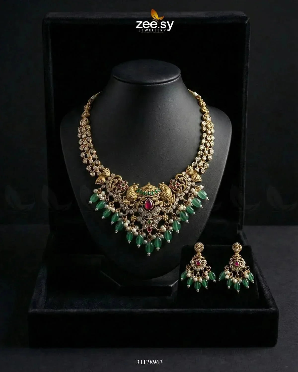 Sublime Bold Beads Necklace Set