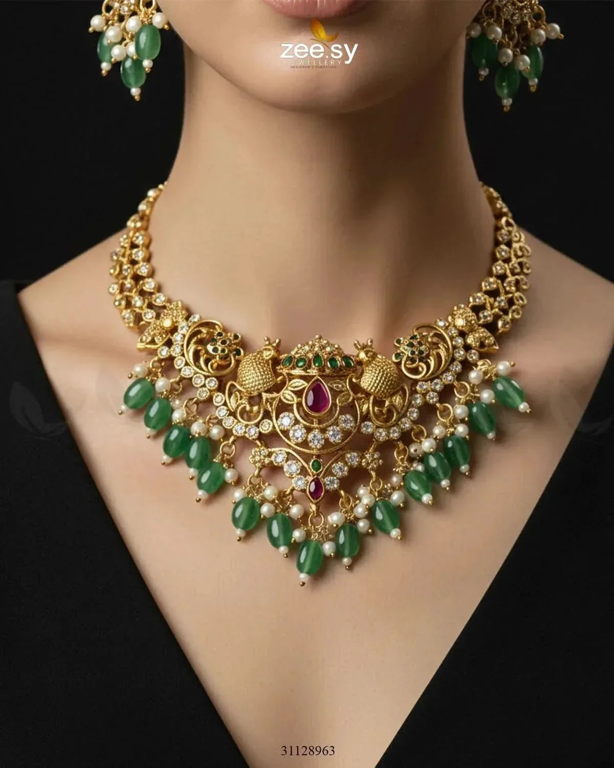 Sublime Bold Beads Necklace Set