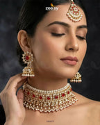 Dahlia Pearl Traditional Choker Set