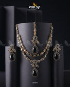 Eldria Cut Stone Necklace Set
