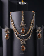 Eldria Cut Stone Necklace Set