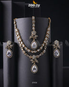 Eldria Cut Stone Necklace Set