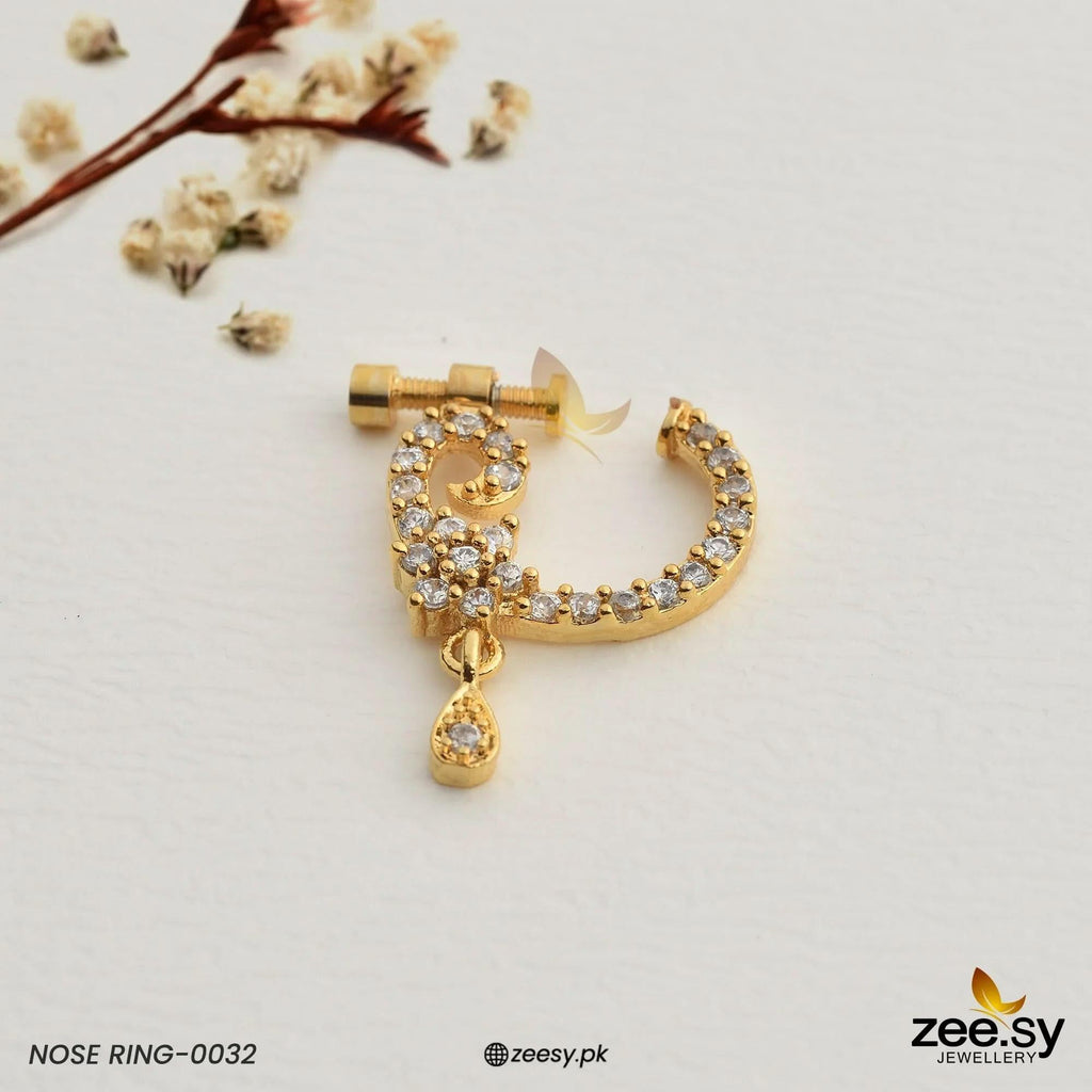 Naitika Sparkling Gemstone Nose Ring