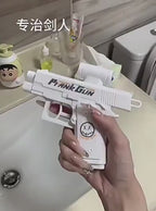 Prank Water gun Toy Handheld Manual Two-Way Water Gun Summer Mischievous Water Toy