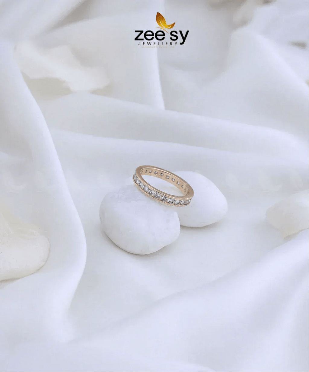 Modern Channel Set Eternity Ring