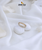 Modern Channel Set Eternity Ring