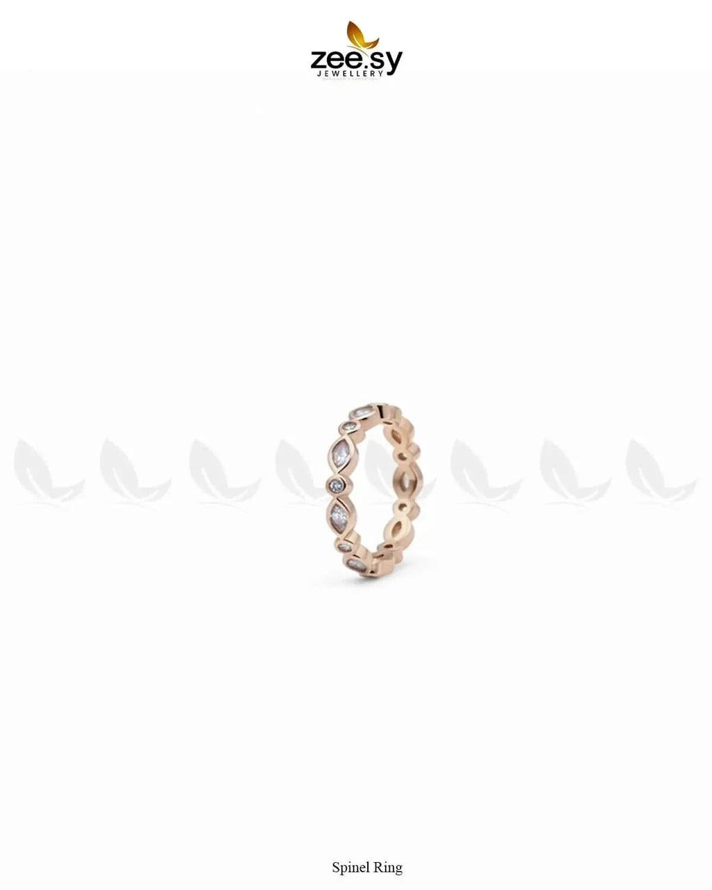 Spinel Oval Crystal Ring