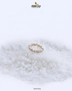 Spinel Oval Crystal Ring