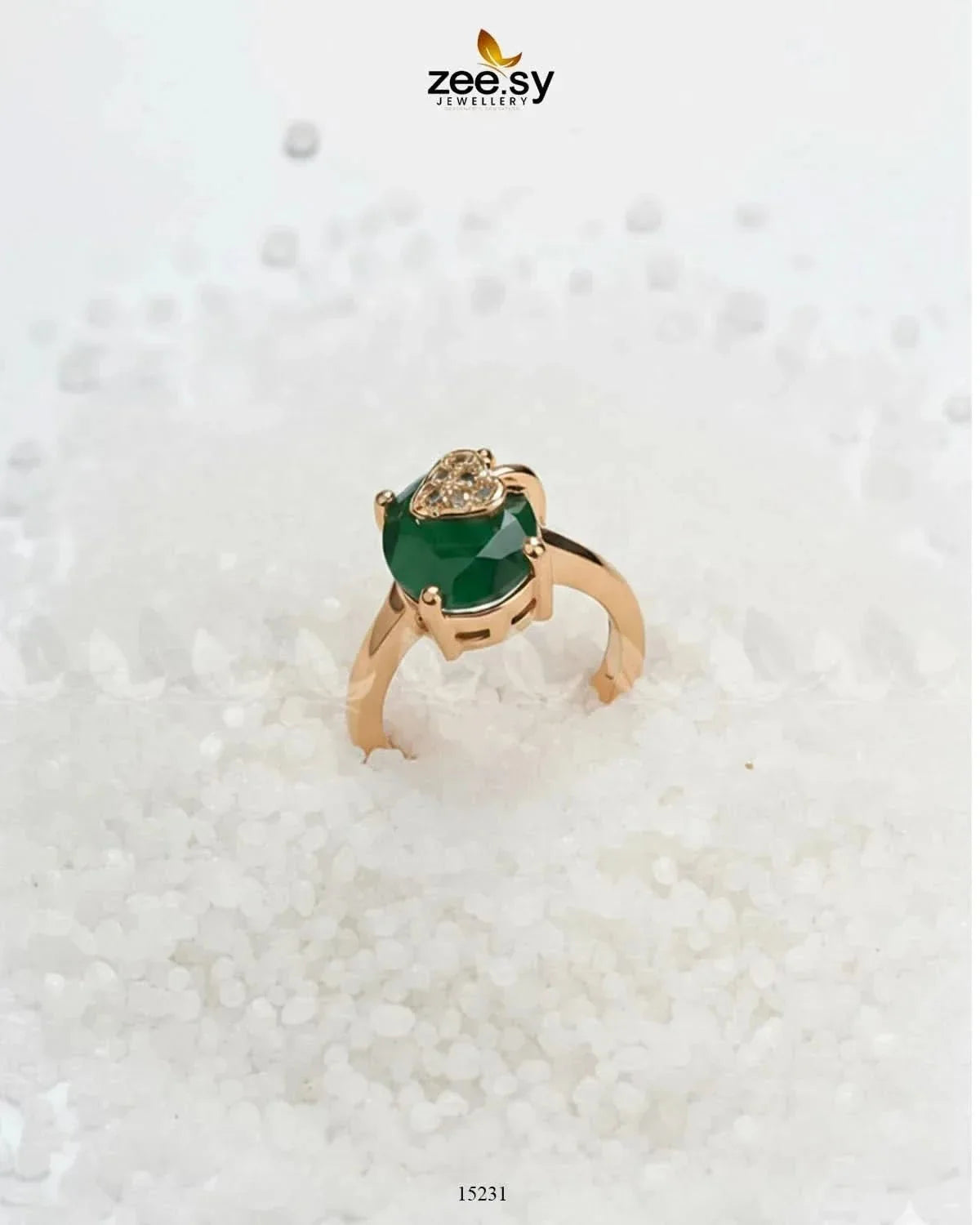 Sizzling Bold Stone Charming Ring