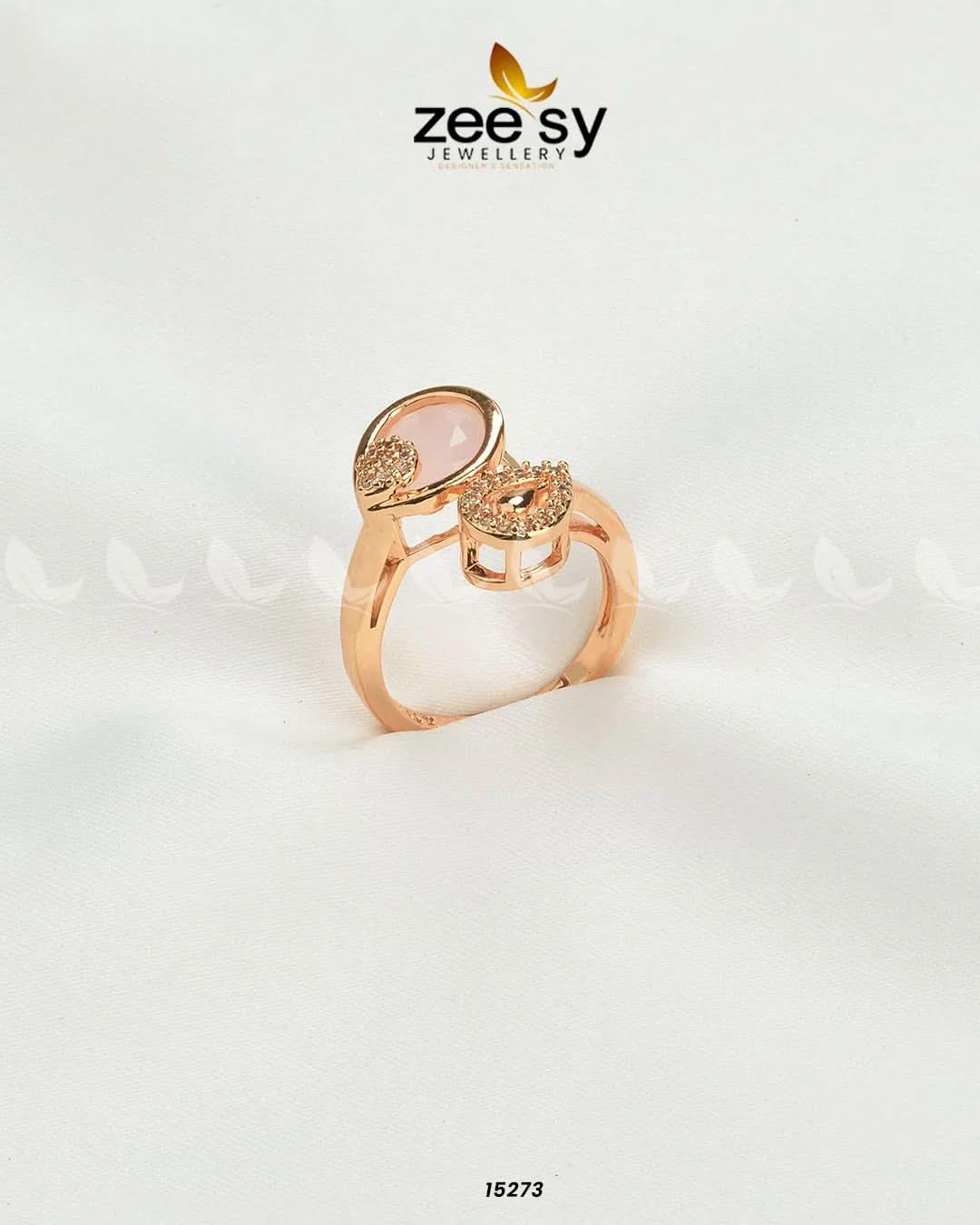 Celestial Drop Zirconia Ring