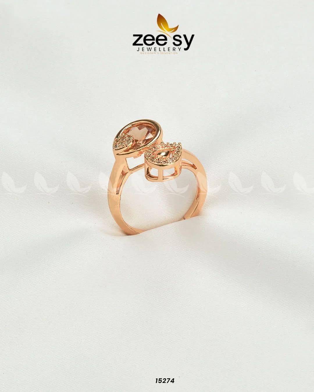 Celestial Drop Zirconia Ring