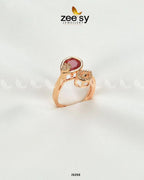 Celestial Drop Zirconia Ring