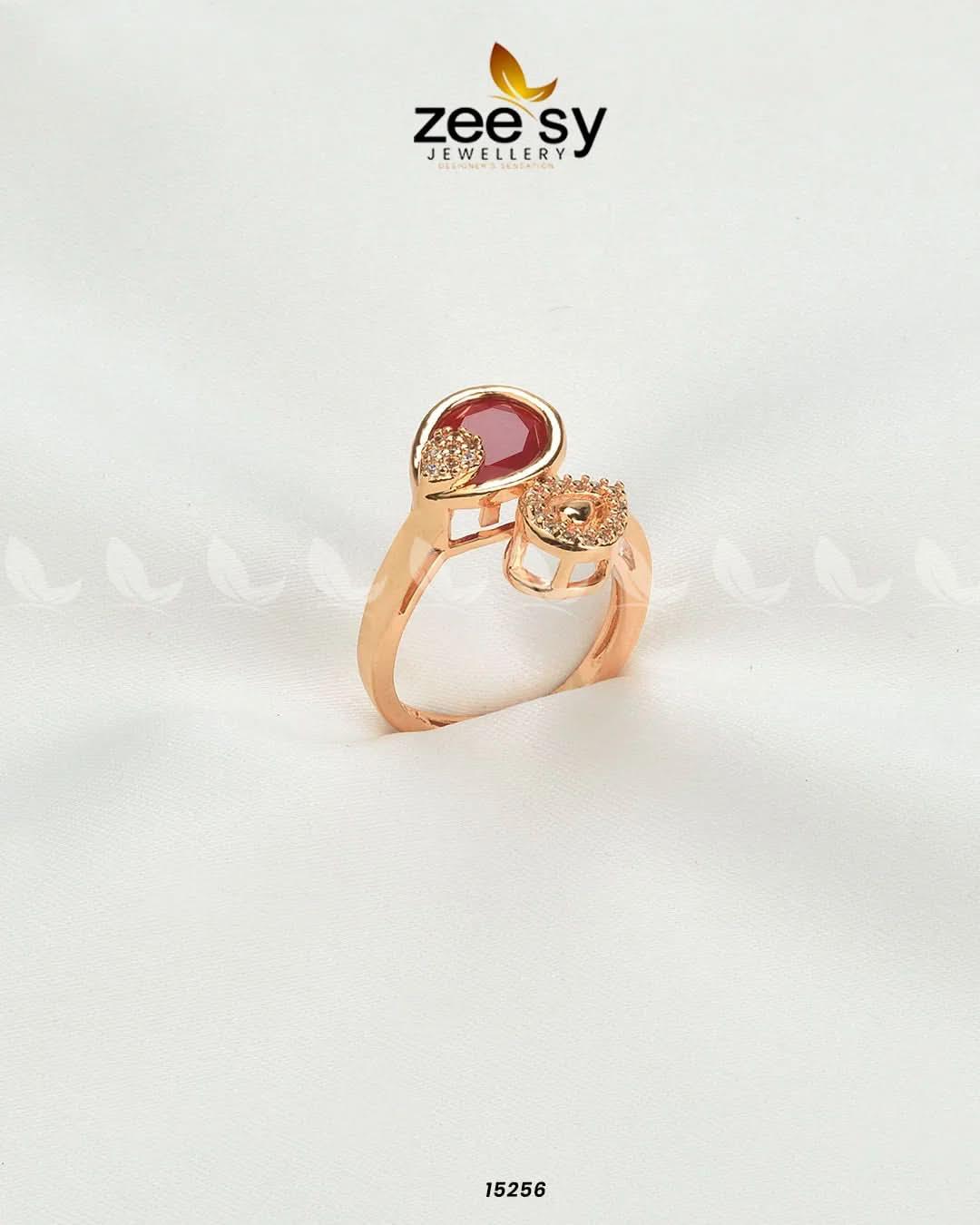 Celestial Drop Zirconia Ring
