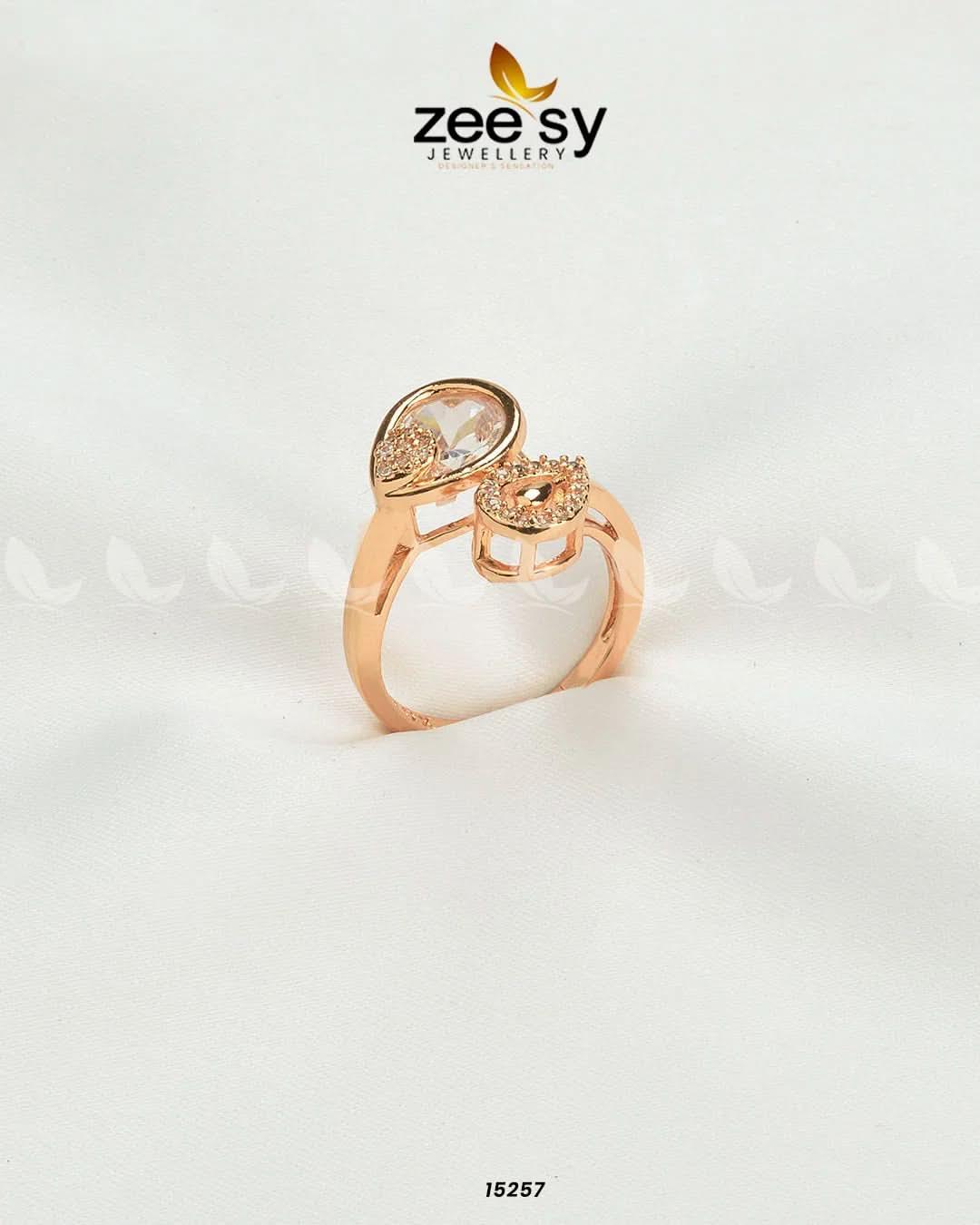 Celestial Drop Zirconia Ring