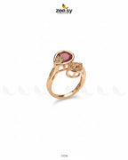 Celestial Drop Zirconia Ring