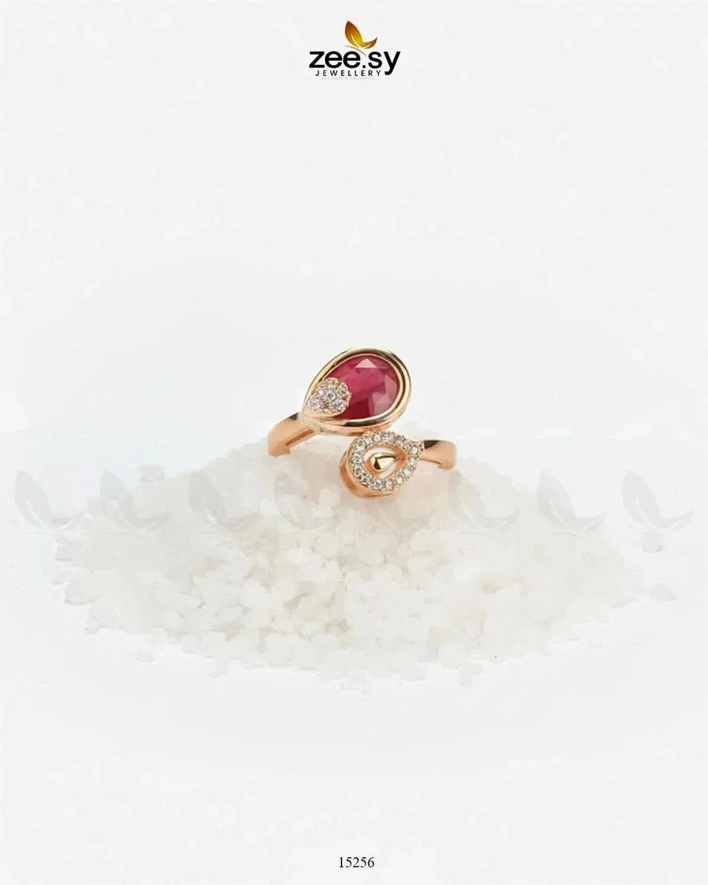 Celestial Drop Zirconia Ring