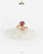 Celestial Drop Zirconia Ring