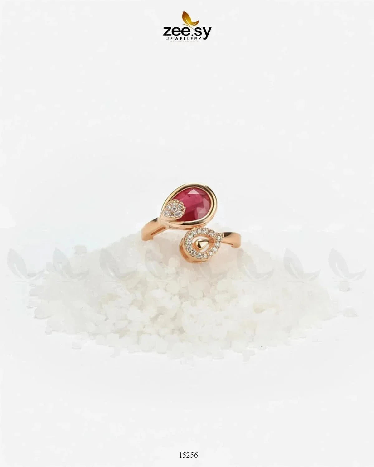 Celestial Drop Zirconia Ring