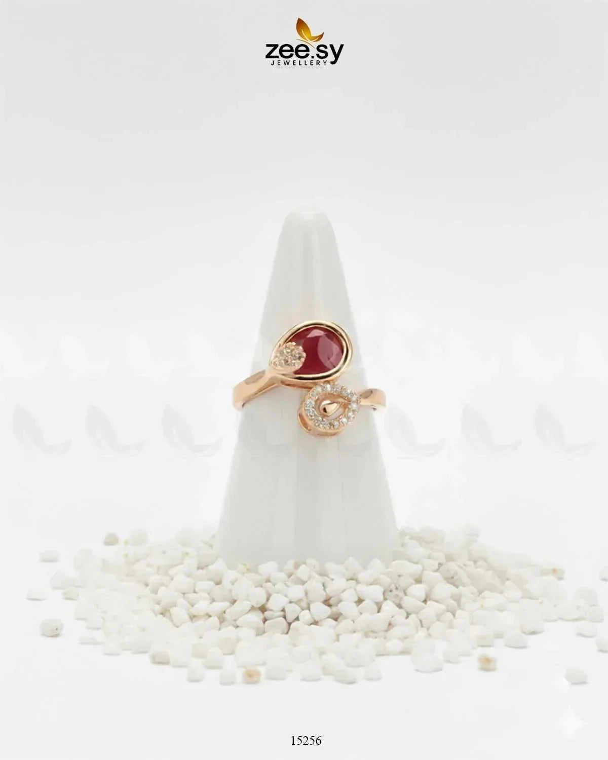 Celestial Drop Zirconia Ring