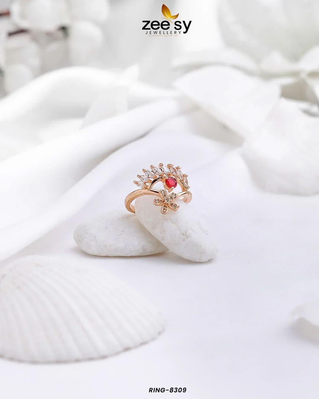 Ruberra Bloom Zircon Ring