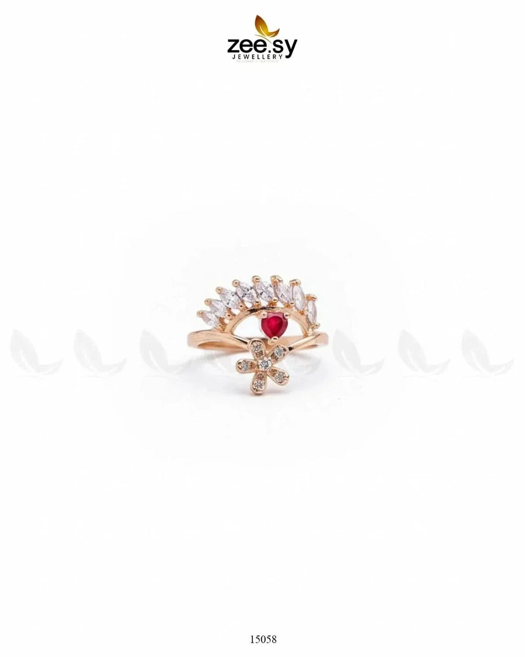 Ruberra Bloom Zircon Ring