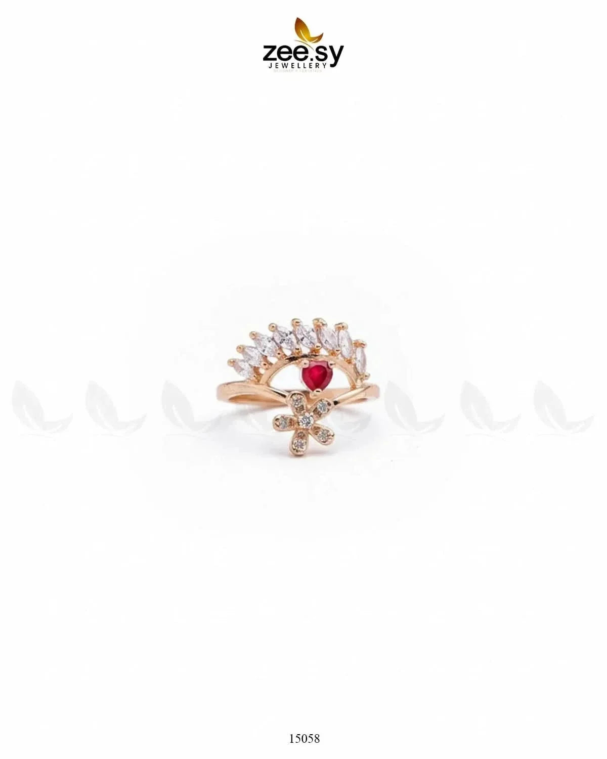 Ruberra Bloom Zircon Ring