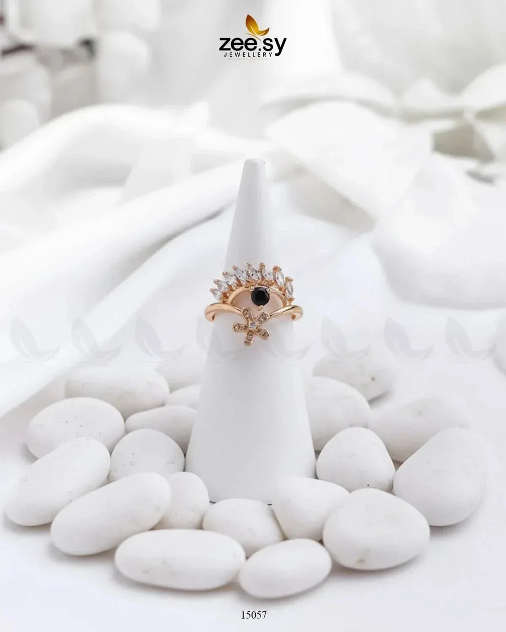 Ruberra Bloom Zircon Ring