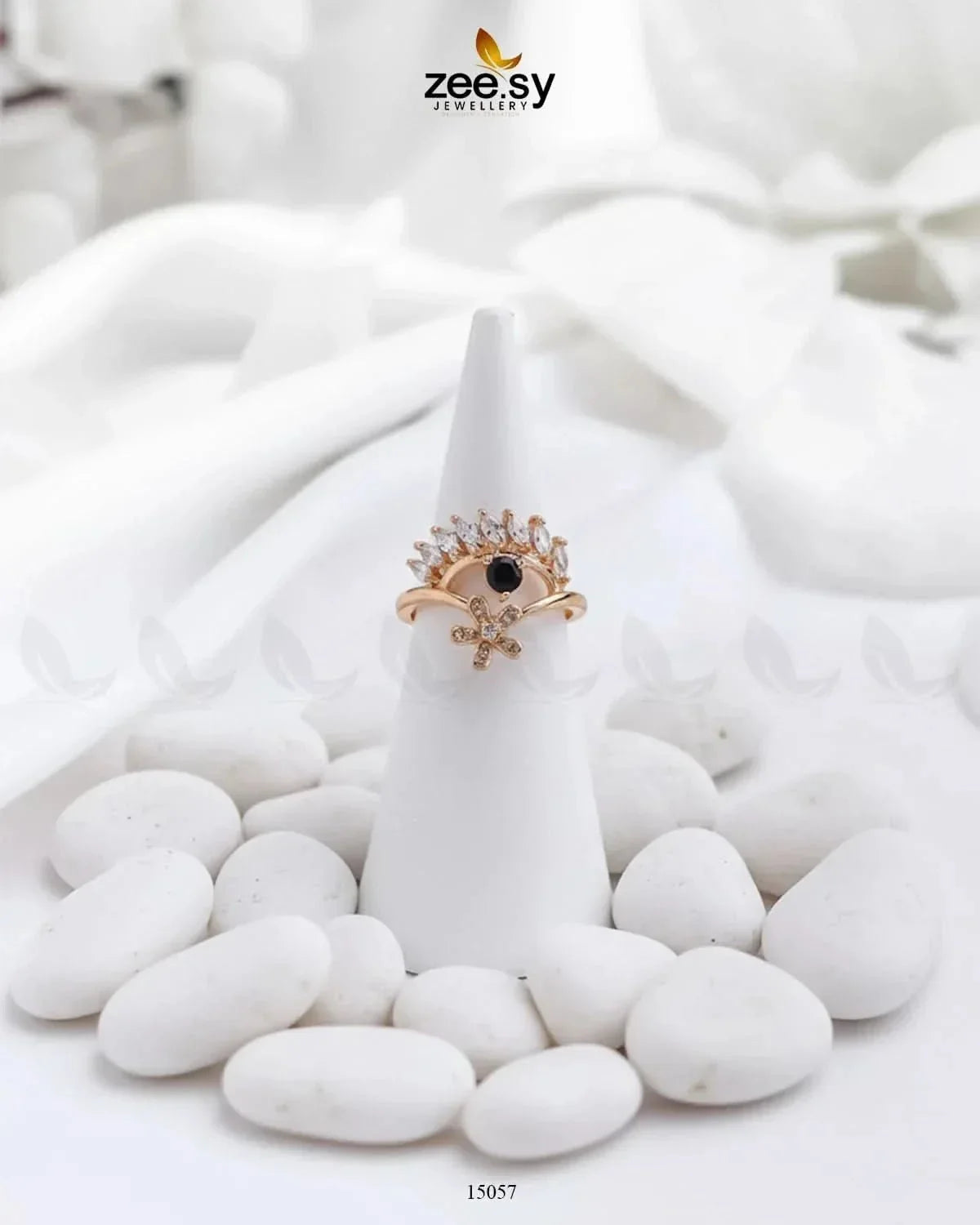 Ruberra Bloom Zircon Ring
