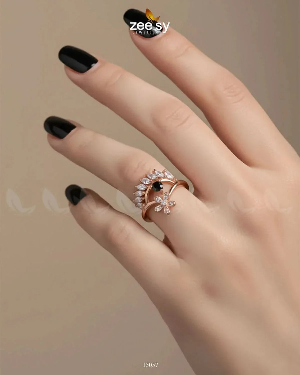 Ruberra Bloom Zircon Ring