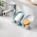 Soap Holder Leaf-Shape Self Draining Soap Dish Holder